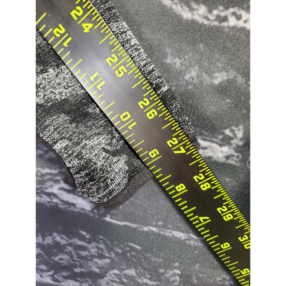 Gymshark Top Womens XS Black‎ Gray Camo Adapt Seamless Cropped Thumb Holes Logo - Picture 11 of 15
